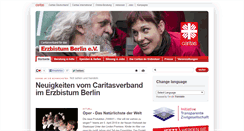 Desktop Screenshot of caritas-berlin.de